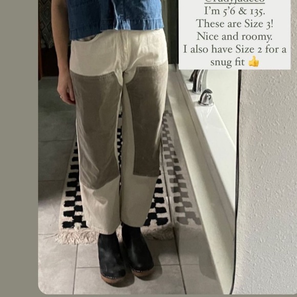 Rudy Jude Adult Utility Jeans in Sage Size 2 - Picture 1 of 9